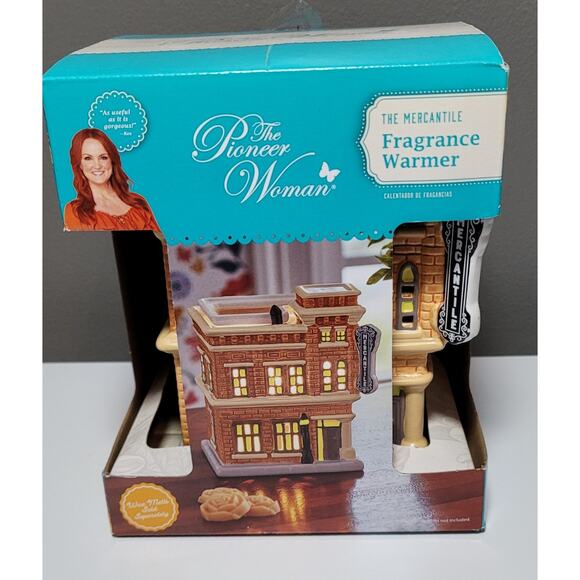 Pioneer Woman THE MERCANTILE Electric Wax Melt Fragrance Warmer New/Sealed! - Picture 7 of 13